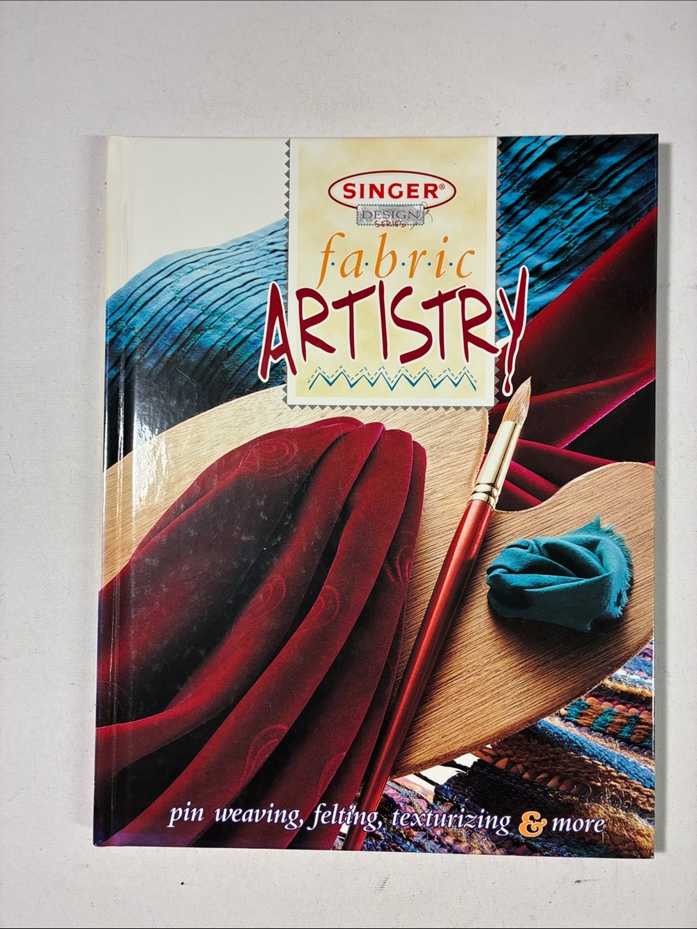 Fabric Artistry Book - Red & Teal Cover